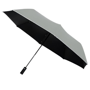 TDN RACING 反光降溫自動開收傘 遮光黑膠傘布 玻璃纖傘骨 岩石灰