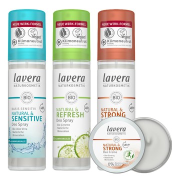 德國 Lavera 體香噴霧系列 馬鞭草檸檬 基礎溫和 運動體香 75ml 50ml 附發票現貨 ｜換季推薦⚡專櫃保養 初秋彩妝 品牌香氛 【心心哈德】