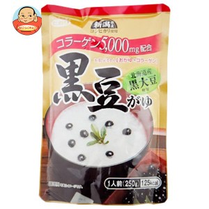 ヒカリ食品 黒豆がゆ コラーゲン入り 250gパウチ×24個入｜ 送料無料