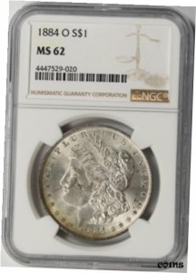 アンティークコイン NGC PCGS Morgan Silver Dollar MS62 1884-O