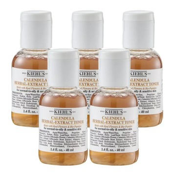 KIEHL'S (金盞花化妝水) 金盞花精華修護化妝水40ml 五入組 公司貨(效期2028/12)