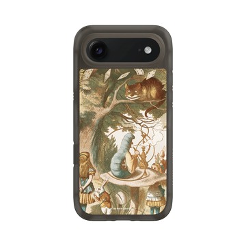 iPhone Air AirX 本質黑 - The British Library - 愛麗絲與毛毛蟲