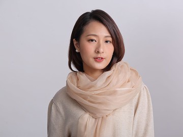 淺駝 Pashmina戒指羊絨圍巾_ 頂級Shahmina大尺寸_生日禮物靈感