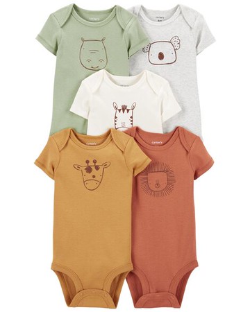 Baby 5-Pack Short-Sleeve Bodysuits