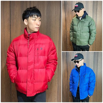 美國百分百【全新真品】Timberland 羽絨 外套 夾克 立領 外衣 保暖防寒 男 三色 B932