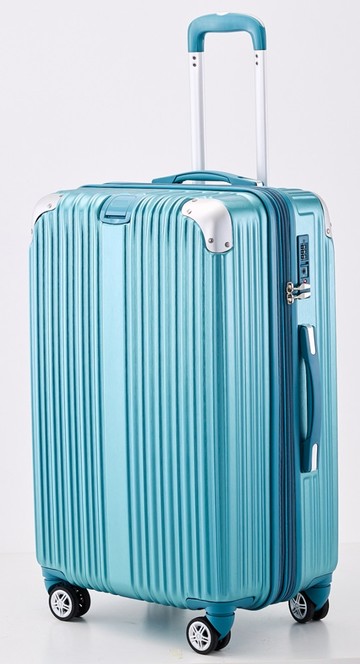 classic 20寸旅行箱pc防刮加大abs密鎖防盜拉鍊硬殼360度靜音雙飛機輪旋轉耐摔防撞外掛鈎