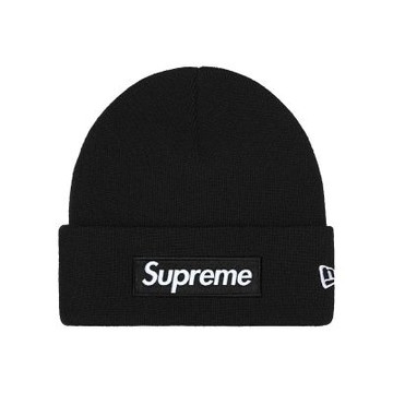 Supreme New Era Box Logo Beanie 帽子 毛帽 黑色 FW25BN5-BK [台灣現貨]