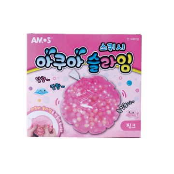 【韓國AMOS】史萊姆創意捏捏球 小粉晶