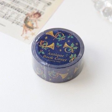 復古書籍封面和紙膠帶 | 節慶之角