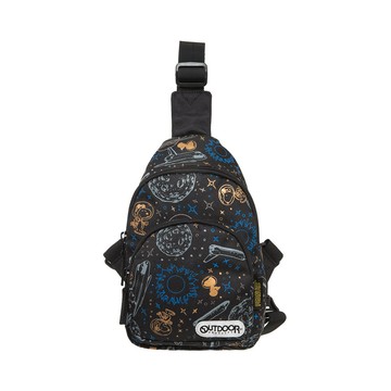 【任選兩件五折】SNOOPY聯名款太空人系列單肩包-黑色 ODP21E04BK