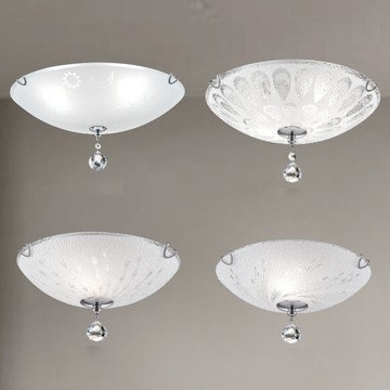 E27X2X1 玻璃造型吸頂燈 F37-21-93691、93692、93693、93694