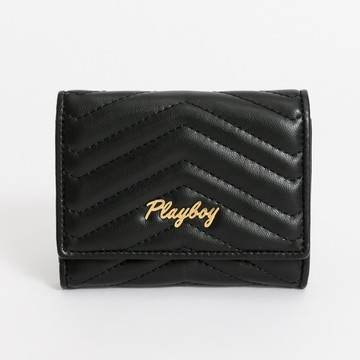 PLAYBOY - 短夾 Femme系列 - 黑色/541-1113-09-2