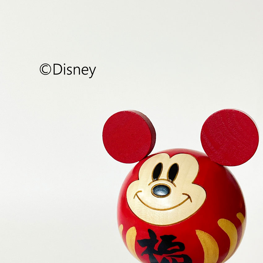 kokechi 卯三郎の孫 Disney 米奇 福不倒翁 卯三郎木芥子 木芥子 禮物 禮品 雜貨 在宅時間 生活 stayhome 療癒 室內裝飾 木製 日本製 傳統父親節 贈禮 擺設品 時髦 商品 手作 手工製作 手造 迪士尼 映画 聯名 米奇 不倒翁 福 日本必買 | 日本樂天熱銷