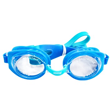 ZOGGS 霹靂小海豹入門泳鏡 抗紫外線 鏡片防霧 抗敏感橡膠墊圈  藍色  1個  兒童