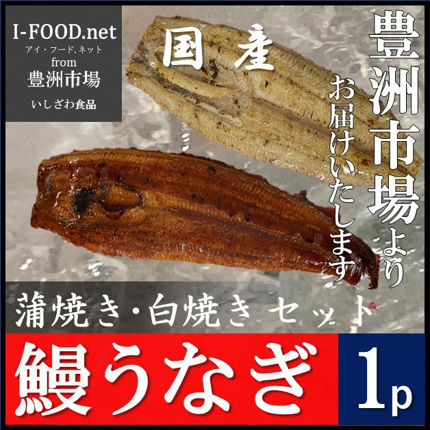 御中元 鰻 国産 セット 中サイズ 蒲焼き 白焼き うなぎ ウナギ 土用の丑 豊洲市場よりお届けいたします 土用の丑の日