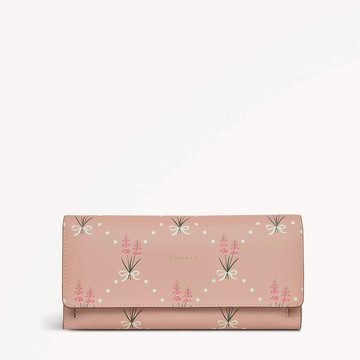 Radley London Womens Leather Hollyhock Large Flapover Matinee - Pink Large