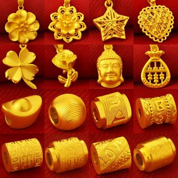 越南沙金吊墜不掉色項鏈女年新品潮古法仿真首飾假黃金結婚純