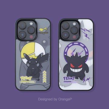 卡通可愛耿鬼iPhone17磁吸手機殼magsafe適用于蘋果16Promax磨砂保護套15pro新款防摔14個性時尚13潮酷17硬殼