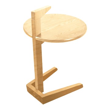 IHouse-佐伊 DIY 造型提把小茶几/小圓几/邊几胡桃