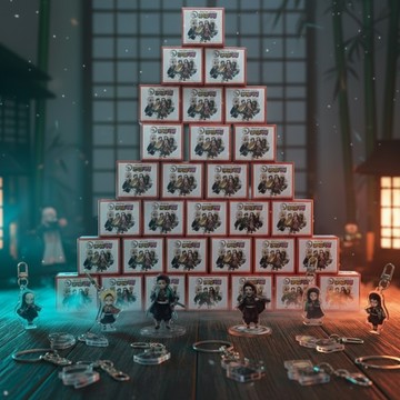 【鬼滅之刃】高質感壓克力吊飾盲盒 韓國限定款式 炭治郎 禰豆子 善逸 嘴平伊之助 鬼殺隊盲抽 小包吊飾玩偶可愛鑰匙圈 男生送禮 女生送禮 聖誕節交換禮物 天蠍座生日禮物 質感禮物 同學送禮