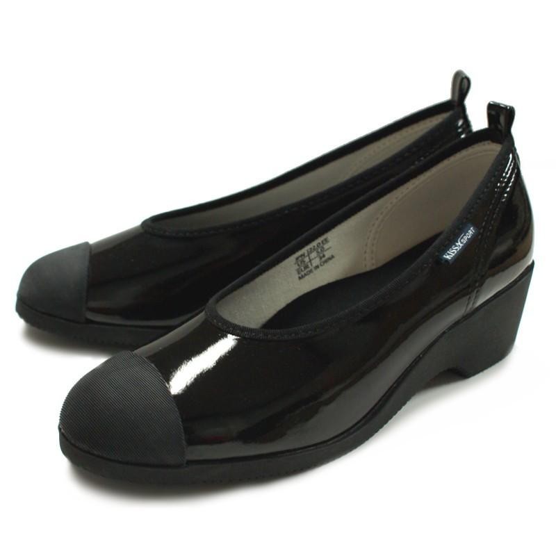キサスポーツ KISSA SPORT KS8210 BLACK/ENAMEL パンプス