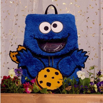 Loungefly 芝麻街曲奇怪獸毛公仔迷你背囊