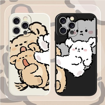 情侶踢腿小狗 Realme GT 6 se 5g 大師版 neo 2T c3 c11 c12 c20 c25 手機殼