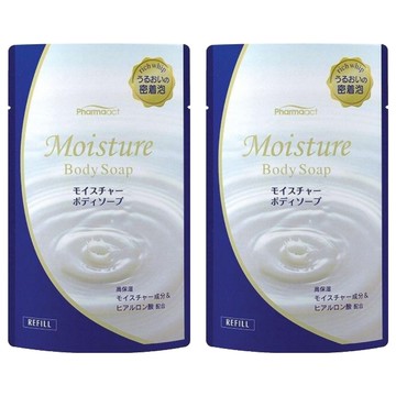 KUMANO 熊野油脂 Pharmaact 保濕沐浴乳補充包  400ml  2包