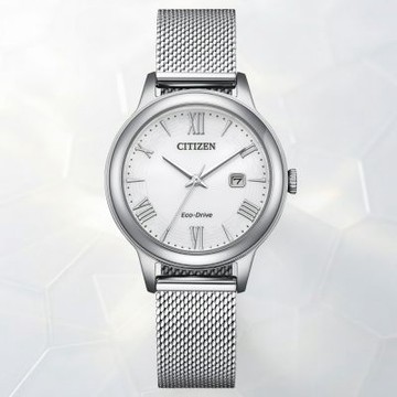 CITIZEN星辰 LADY S系列 光動能 簡約時尚腕錶 推薦 送禮 畢業禮物 31.5mm / EW2621-75A