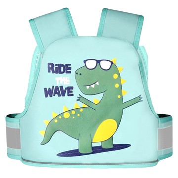 理享家 機車兒童座椅/自行車騎行保護防摔安全帶  綠恐龍  120 x 23cm