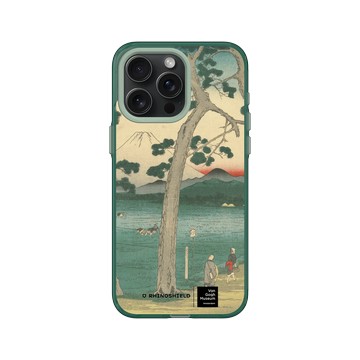 iPhone 15 Pro Max Clear 憂墨綠 - Van Gogh Museum - 東海道左側的富士山 - 歌川廣重