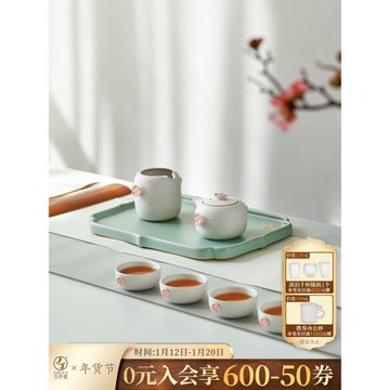 萬仟堂功夫茶具套裝家用辦公室會客女士泡茶具套裝輕奢高檔梅君子