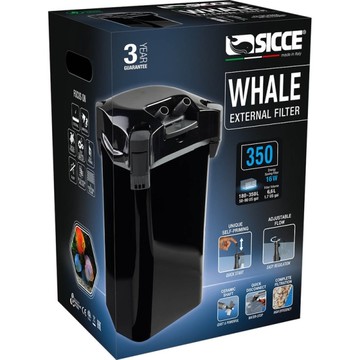 意大利 SICCE--WHALE 350 圓桶過濾器 （330 加侖/小時） 特價 耐用、節能、高效能