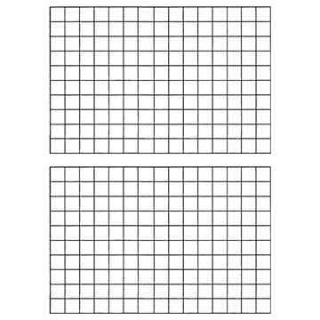多用途網片置物架 60 x 40cm  黑色  2個