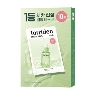 Torriden 官方直營 積雪草舒緩急救面膜  10入  1組