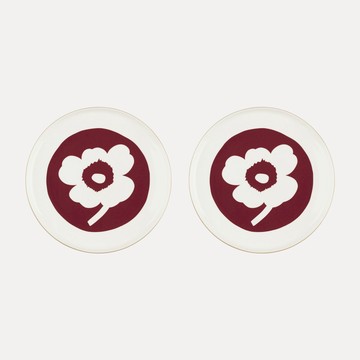 【MARIMEKKO】UNIKKO 印花餐盤2入組 ｜送禮推薦 ｜禮物推薦