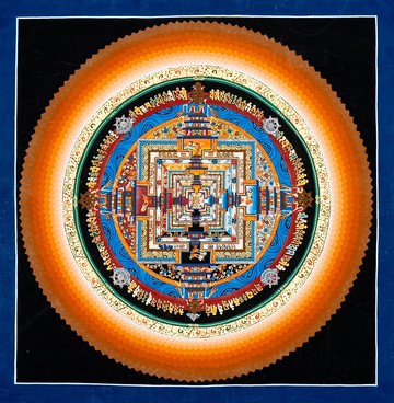 西藏唐卡艺术—时轮金刚曼荼罗