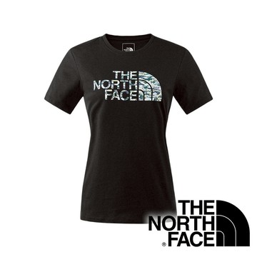 【THE NORTH FACE 美國】女圓領快乾短袖T恤『黑』NF0A88GZ 戶外 露營 登山 健行 休閒 快乾 短袖 上衣 T恤