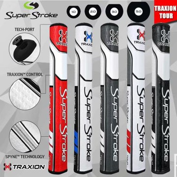 Super Stroke TRAXION圓桿高爾夫握把防滑超輕握把PU高爾夫推桿