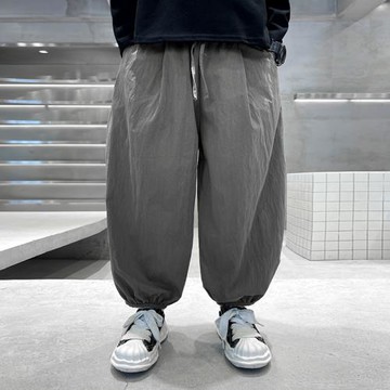 GILE男童褲子春秋款兒童春季運動褲童裝衛褲男孩大童春裝長褲