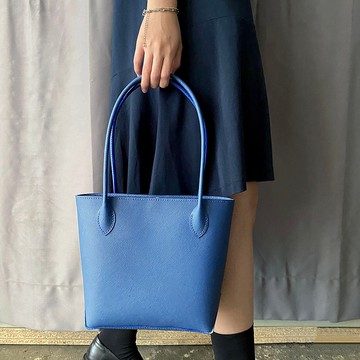 倒梯形手提袋。手縫皮革材料包。BSP171