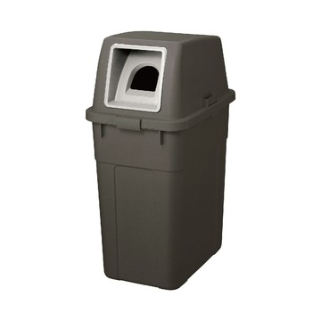 RISU｜W&W系列 大開口/瓶罐分類垃圾桶 90L瓶罐窄款 深灰色