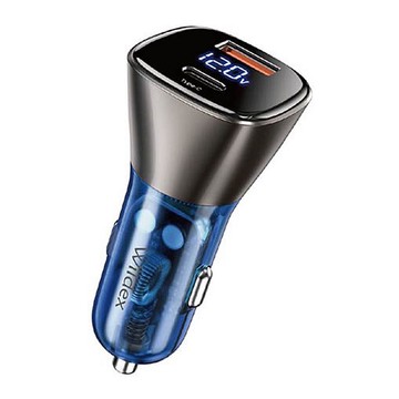 手機救星 充電器 Wildex 63W PD+QC3.0 液晶顯示車充【愛瘋潮】