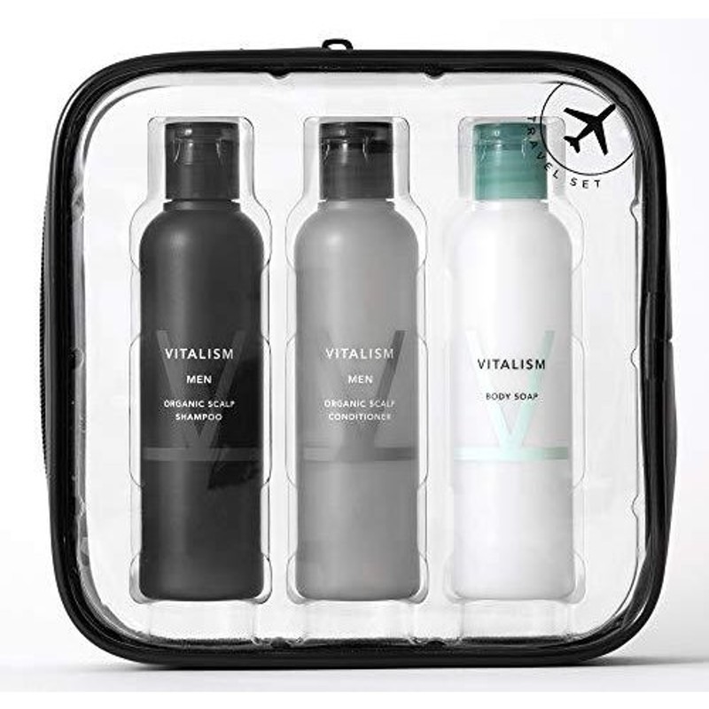 バイタリズム(VITALISM) スカルプケア for MEN トラベルセット 旅行用 出張用 (シャンプー/コンディショナー/ボディーソープ) 男性  通販 LINEポイント最大0.5%GET | LINEショッピング