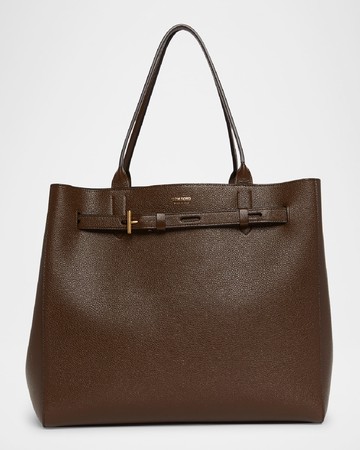 Audrey Large Tote Bag in Grain Leather