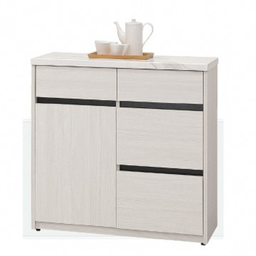 AS DESIGN 雅司家具-小島2.7尺仿石紋餐櫃下座-81.3*41.2*82cm