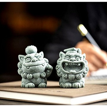 茶寵擺件 風獅爺 小獅子 居家裝飾 茶桌茶飾裝飾 招財進寶 招財擺飾 茶具擺飾 台灣出貨 附發票
