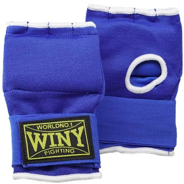 WINY 簡易纏手帶手套  寬度 5.3cm x 腕帶長度 76cm  藍色  1組