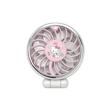 磁吸摺疊手持風扇連智慧金屬夾/鏡面 - Hello Kitty