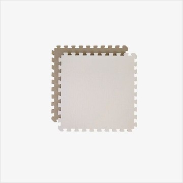 Pato Pato 馬卡龍3cm雙色地墊(4入組)-奶油&摩卡(60x60x3cm)★衛立兒生活館★